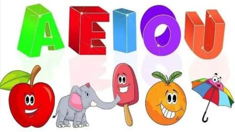 تعليم الحروف المتحركة بالانجليزي للاطفال